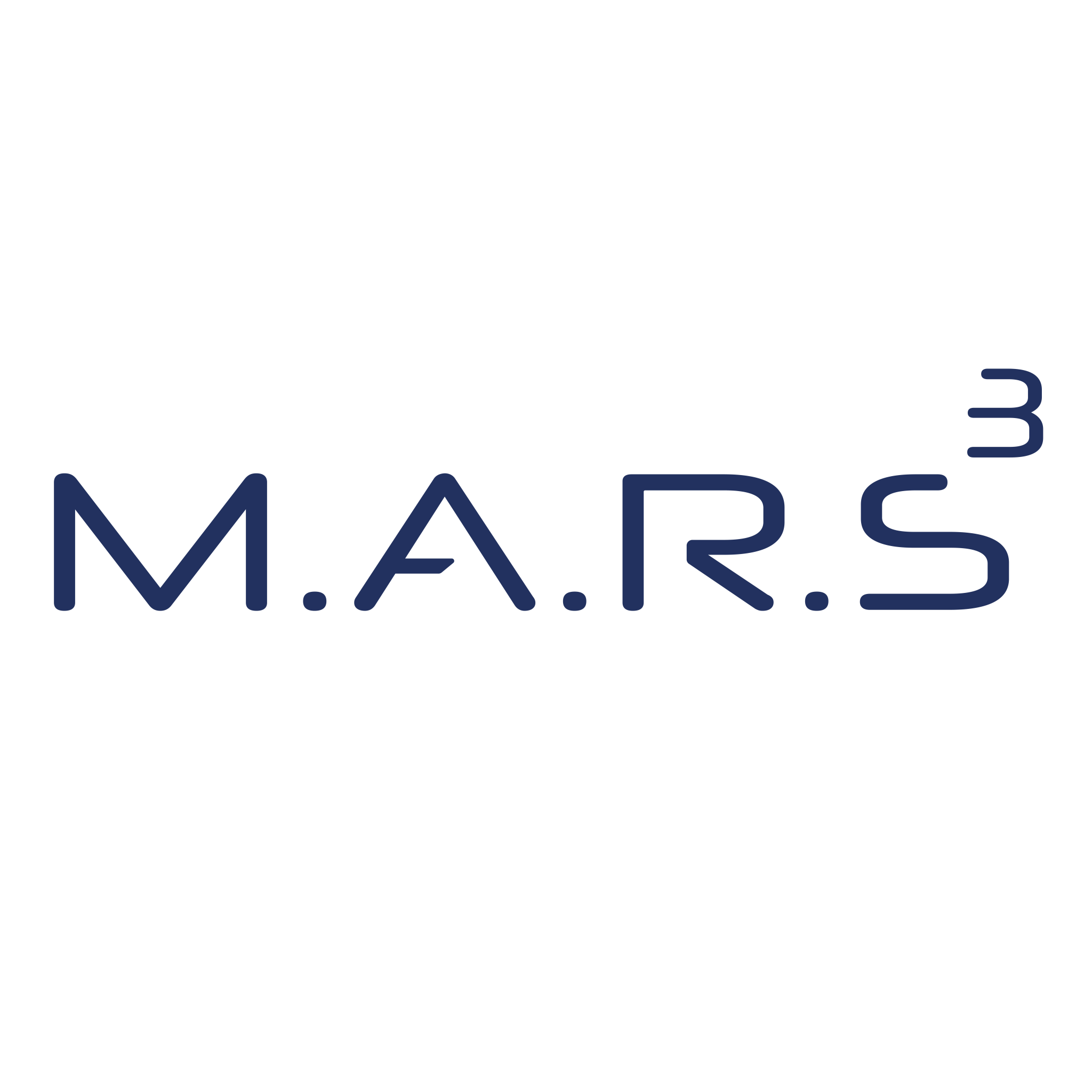 Logotipo de M.A.R.S.³