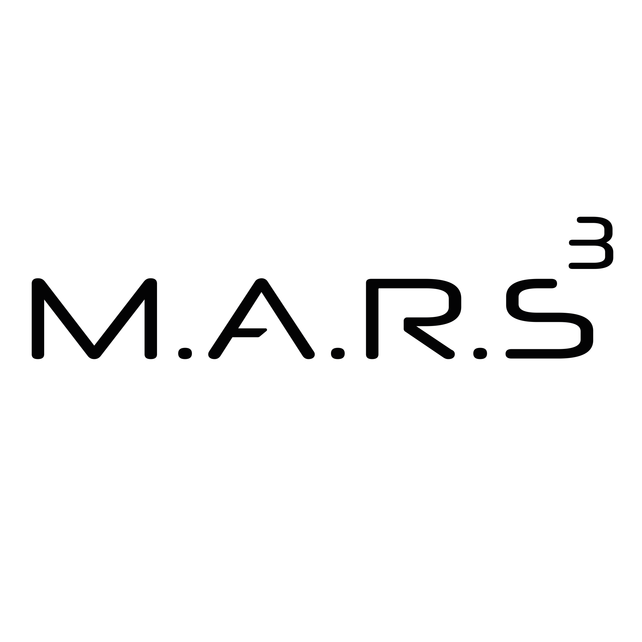 Logotipo de M.A.R.S.³